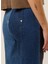 Jeans Yüksek Bel Lastikli Paça Standart Indigo Kadın Denim Pantolon 241K1J0301 3
