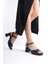 Mubiano Hakiki Deri Collection Kadın Topuklu Sandalet Siyah -MCBRG5517-S 1