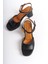 Mubiano Hakiki Deri Collection Kadın Topuklu Sandalet Siyah -MCBRG5517-S 5
