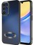 Samsung Galaxy A55 Kılıf Kamera Korumalı Renkli Kenarlı Logo Açık Arkası Şeffaf Omega Silikon 1