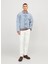 Düşük Bel Slim Fit Beyaz Erkek Denim Pantolon Jjıglenn Jjevan Cj 977 Sn 2