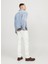 Düşük Bel Slim Fit Beyaz Erkek Denim Pantolon Jjıglenn Jjevan Cj 977 Sn 5