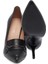 Siyah Hakiki Deri Kadın Stiletto - K24I1AY67465-A23 4