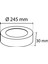 18W+6 Mavi+Beyaz Panel Oval 3