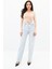 Kadın Büzgülü Uzun Kollu Croptop Bluz 1654-24 2