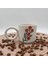 Seramik Kupa Mug Turuncu Papatya Baskılı 59 1