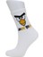 Look Socks Angry Birds Karakter Desenli Beyaz Kolej Çorap 2