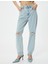 Rahat Kesim Yüksek Bel Kot Pantolon - Mom Jeans 3