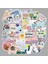 VSCO11-50PCS Tarzı Pcs Paketi Sevimli Karikatür Kawaii Etiket Vintage Çıkartmalar Kırtasiye Güzel El Hesabı Dizüstü Estetik Kız Dizüstü Bilgisayar (Yurt Dışından) 2