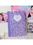 Mor Tarzı Kawaii A5 Bağlayıcı Kpop Fotocard Kitap Defter Toplamak Sert Kağıt Kapak Kartpostallar Depolama Kitap Kollu Okul Kırtasiye (Yurt Dışından) 1