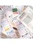 Beyaz Stil 4 Yaprak Paketi Planlayıcısı Scrapbooking Günlük Kaydı Albümü Dekoratif Önemsiz Dergisi Koleksiyon Defteri Kağıdı Japon Çıkartmalar Kırtasiye (Yurt Dışından) 2
