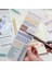 Beyaz Stil 4 Yaprak Paketi Planlayıcısı Scrapbooking Günlük Kaydı Albümü Dekoratif Önemsiz Dergisi Koleksiyon Defteri Kağıdı Japon Çıkartmalar Kırtasiye (Yurt Dışından) 3