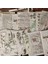 No.1 Stili Bitkilerin Vintage Kitap Sayfası Arka Plan Malzemesi Kağıt Önemsiz Günlük Planlayıcısı Scrapbooking Vintage Kırtasiye Not Kağıdı (Yurt Dışından) 2