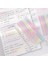Pembe Tarzı Sevimli Yapışkan Not Sadelik Amerikan Tarzı Degrade Renk Etiket Etiket Kawaii Kırtasiye Scrapbooking Bloknot Öğrenci Malzemeleri (Yurt Dışından) 3
