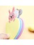 F Tarzı Kawaii Kalp Şeklinde Sevimli Hayvan Serisi Yapışkan Notlar Öğrenci Mesajı Çıkartmalar N Kez Yapışkan Not Defteri Okul Etiket Kırtasiye (Yurt Dışından) 4