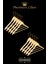 Business Class 45 cm Gold Italyan Kanca 10 Adet Ceket Askısı Buluz Askısı Elbise Askısı Ahşap Askı 3
