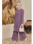 Zincirli Tunik Pantolon Takım - Leylak 1