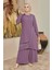 Zincirli Tunik Pantolon Takım - Leylak 2