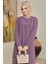 Zincirli Tunik Pantolon Takım - Leylak 3
