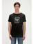 Pass Me 0 Yaka Erkek Tshirt - Siyah 1