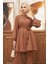 Ispanyol Paça Pantolon Tunik Takım - Camel 3