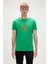 Pass Me 0 Yaka Erkek Tshirt - Yesil 2