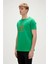 Pass Me 0 Yaka Erkek Tshirt - Yesil 3