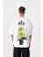 Erkek Herb Machinist Oversize Beyaz Tişört 1