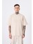 Erkek Machinist Dollar Basic Oversize Açık Bej Tişört 1