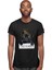 Kral Siyah Pug Köpek Siyah Unisex Tişört T-Shirt 3