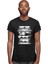 Kara Sevimli Koyun Siyah Unisex Tişört T-Shirt 3