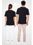 Beynin Sağ ve Sol Lobları Siyah Unisex Tişört T-Shirt 4