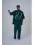 Erkek Herb Printed Baskılı Oversize Petrol Yeşili Tişört 4