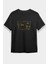 Altın Oran Renkli Siyah Unisex Tişört T-Shirt 1