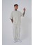 Erkek High Neck Baskılı Oversize Gri Tişört 3