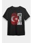Türkiye Siyah Unisex Tişört T-Shirt 1