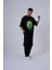Erkek Herb Printed Baskılı Oversize Siyah Tişört 3