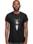 Mafya Babası Caesar Maymun Siyah Unisex Tişört T-Shirt 3