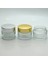 Krem Kavanozu 50 ml (3 Adet) Şeffaf Sarı Kapaklı Kutu 5