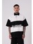 Erkek Be Yourself Polo Yaka Oversize Siyah Tişört 1