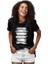 Balina Pullu Balık Pulu Siyah Unisex Tişört T-Shirt 2
