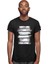 Balina Pullu Balık Pulu Siyah Unisex Tişört T-Shirt 3