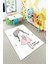 Desenli Renkli Dijital Baskı Yıkanabilir Kaymaz Taban Modern Çocuk Halısı ve Yolluk. 1
