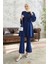 Rina Tunik Pantolon Takım - Indigo 1