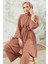 Rina Tunik Pantolon Takım - Camel 2