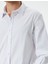 Slim Fit Gömlek Yarım Italyan Yaka Düğmeli Uzun Kollu 5