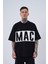 Erkek Mac Blanket Oversize Siyah Tişört 1