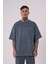 Erkek Luxury Yıkamalı Basic Oversize Ghost Tişört 1