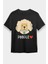Poodle Kaniş Sevgisi- Köpek Siyah Unisex Tişört T-Shirt 1