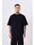 Erkek Machinist Dollar Basic Oversize Siyah Tişört 1